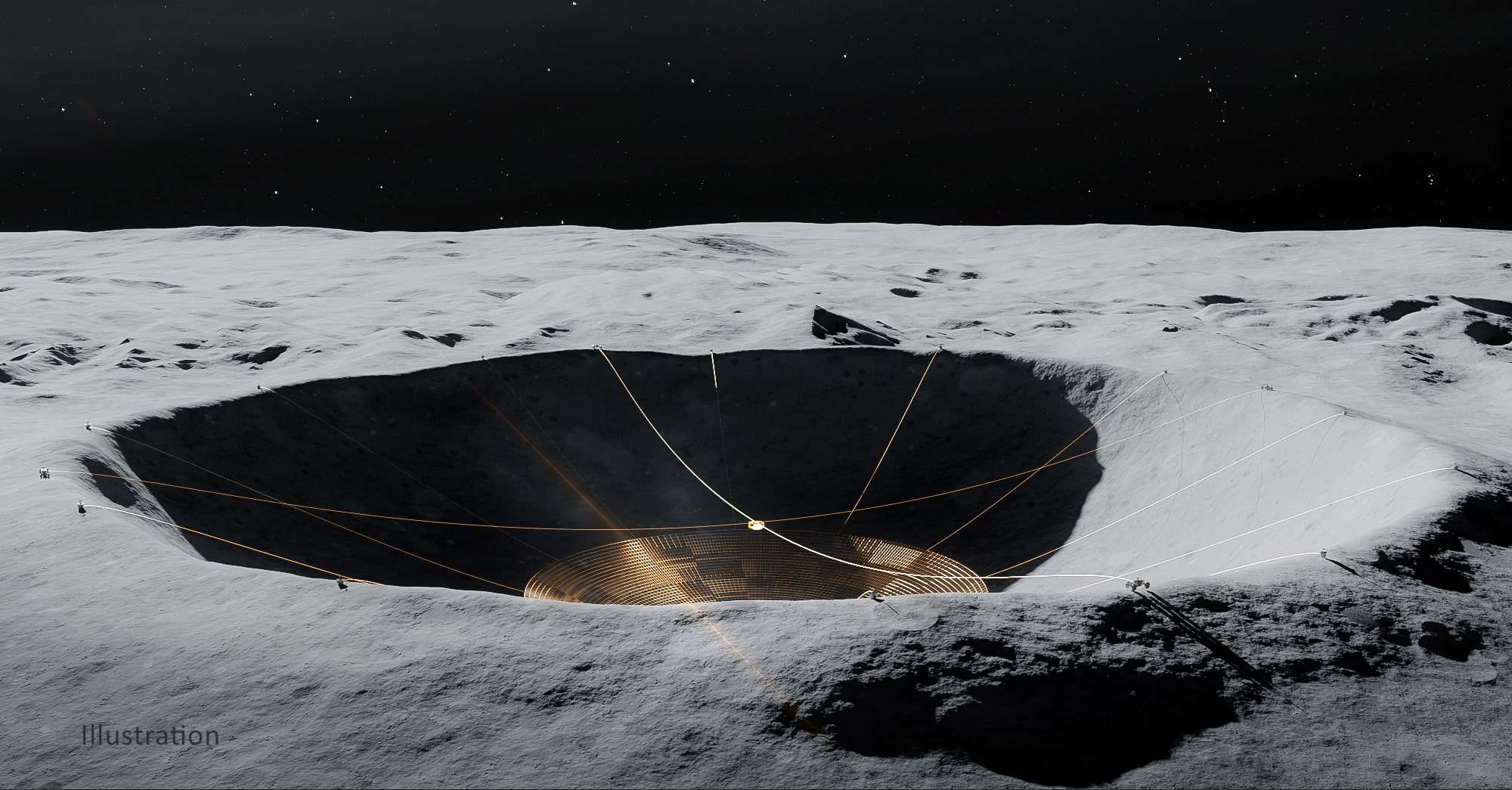 月面に巨大な「ハイパー望遠鏡」を設置する計画を科学者が発表