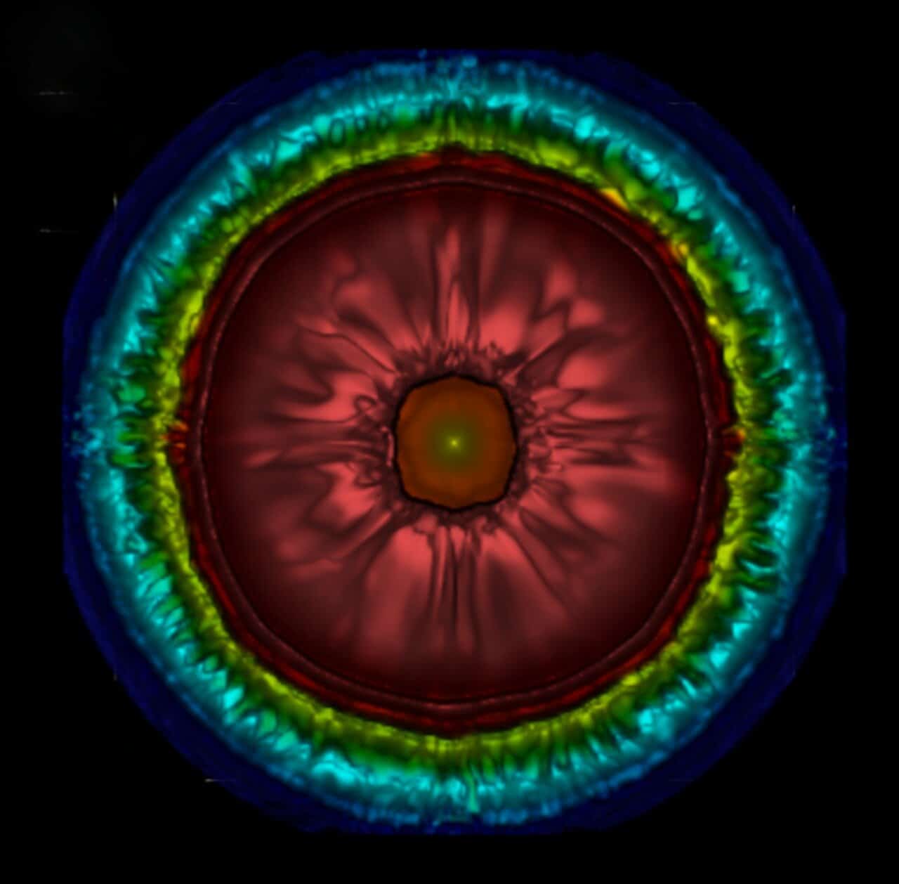 世界初となる超新星の3Dシミュレーション画像は500万時間かけて作成された