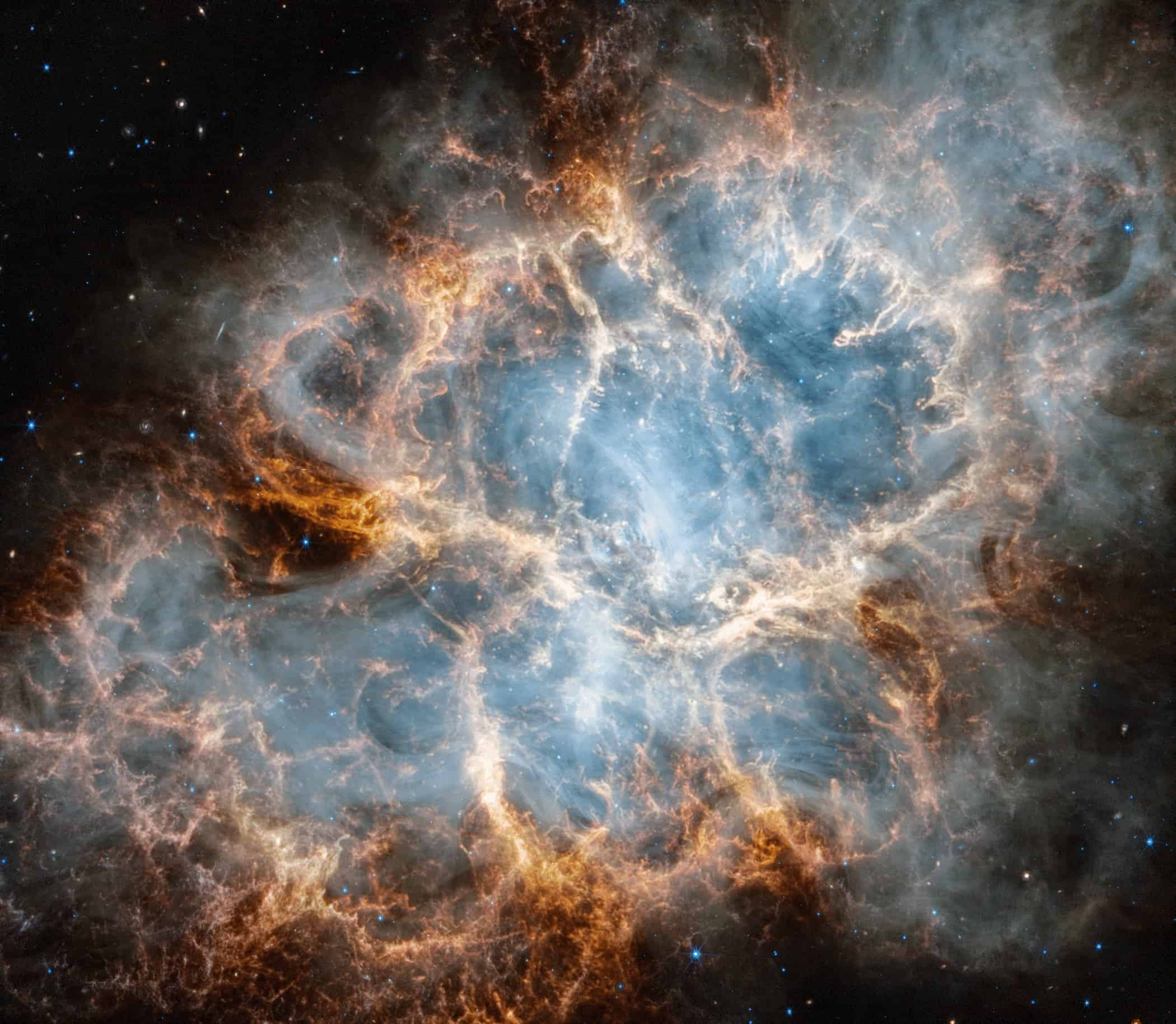 ジェイムズ・ウェッブ宇宙望遠鏡がかに星雲の超新星残骸に迫る