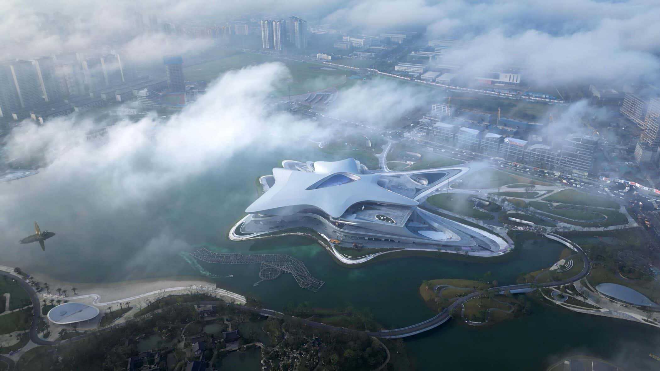 近未来的なSFミュージアムが中国成都でオープン