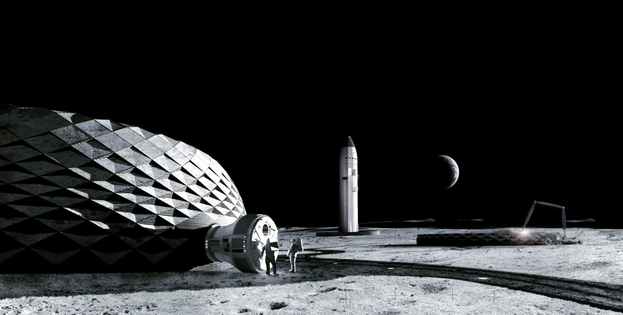 NASAは2040年までに月面に宇宙飛行士と民間人のための住宅を建設する