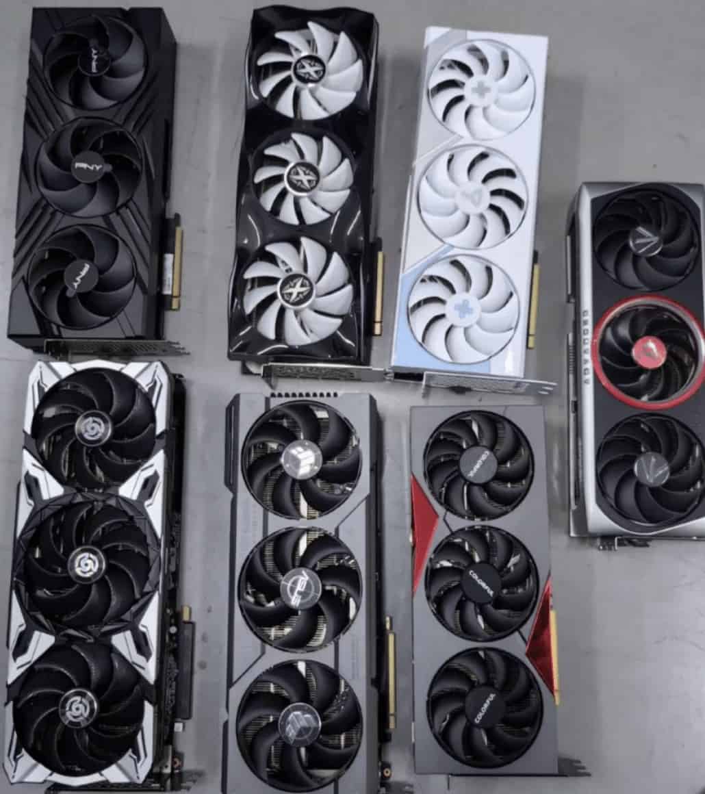 NVIDIA GeForce RTX 4090 Bare PCBs Chinese Factories Disassembled Coolers 2
