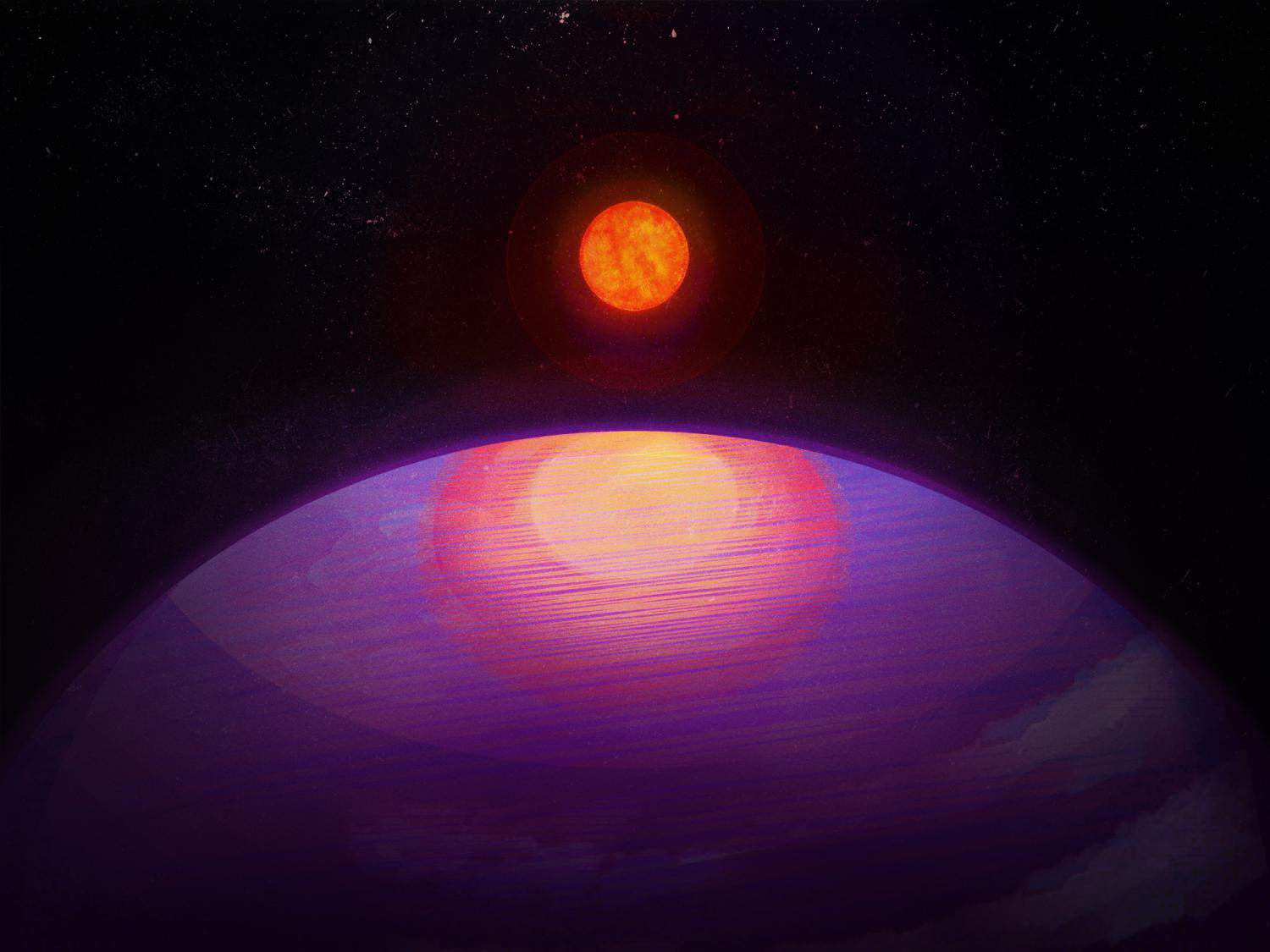 恒星に対して桁外れに大きな惑星が発見される
