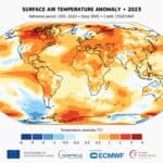 fig2 GCH2023 PR ERA5 surface temperature anomaly annual 2023