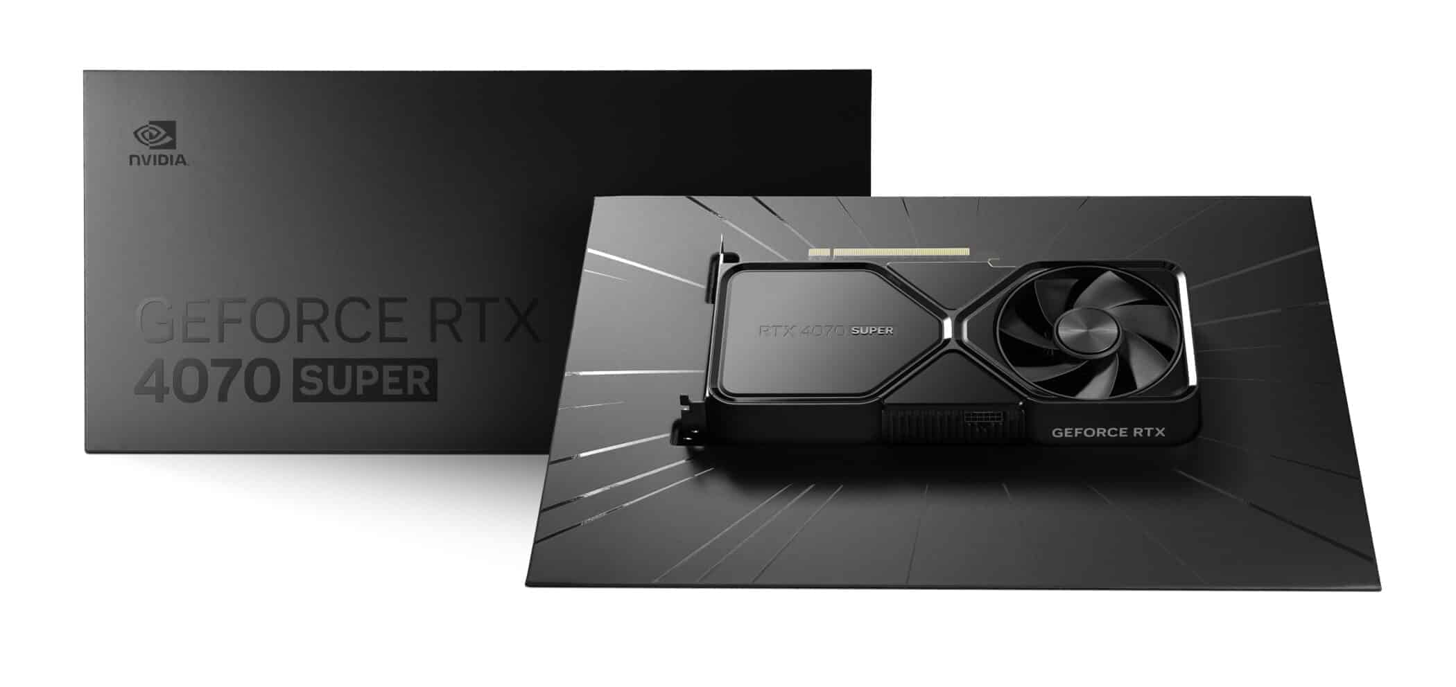 geforce rtx 4070 super with packaging image