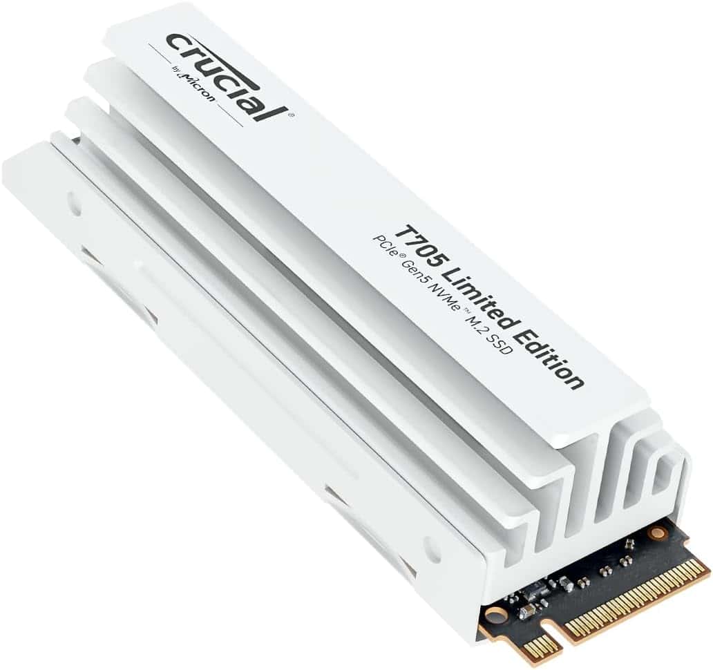 Crucial T705 Gen5 SSD white