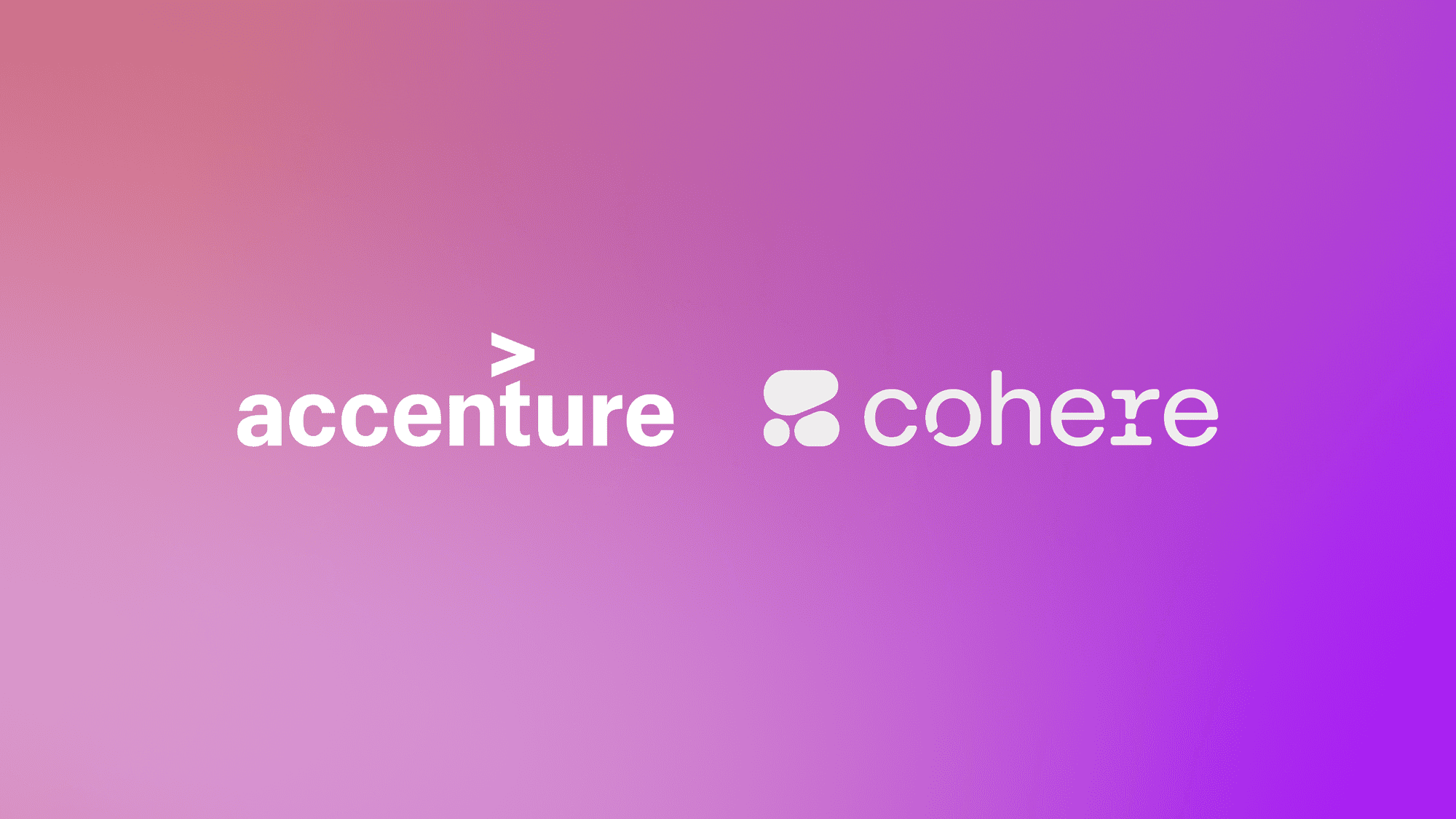 CohereとAccenture、組織におけるAI活用を促進するための提携を発表