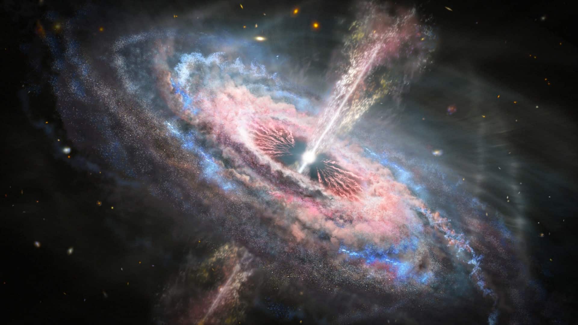 このブラックホールの発見は、銀河の成り立ちを再考させるかもしれない